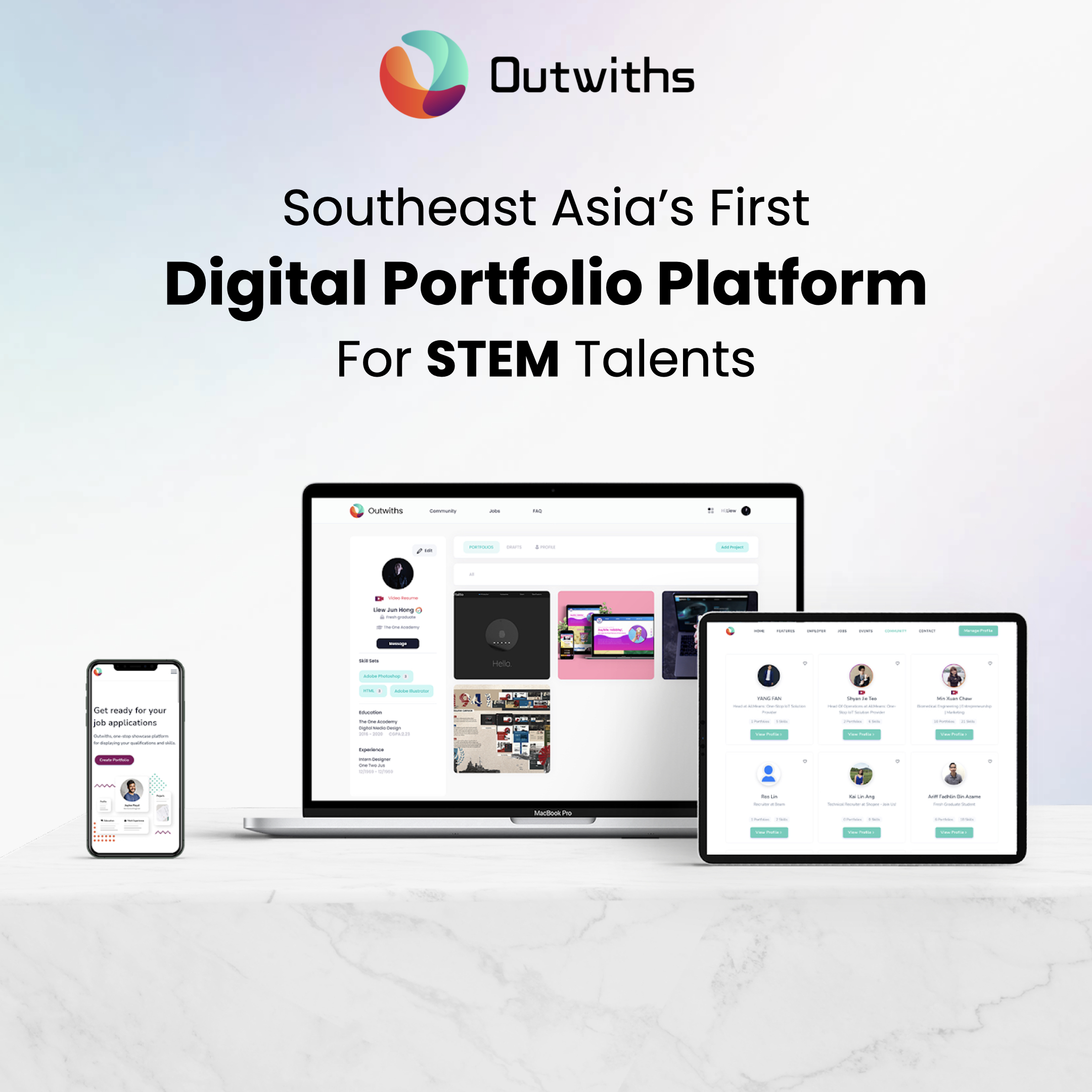 First Digital Portfolio Platform for STEM Talents in Southeast Asia